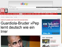 Bild zum Artikel: Vier Stunden am Tag - Guardiola-Bruder »Pep lernt deutsch wie ein Irrer