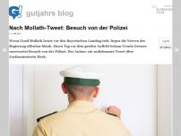 Bild zum Artikel: Nach Mollath-Tweet: Besuch von der Polizei
