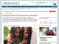 Bild zum Artikel: Hass auf Minderheit: Russland erklärt Homosexuelle zu Freiwild