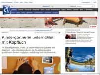 Bild zum Artikel: Kriens LU: Kindergärtnerin unterrichtet mit Kopftuch