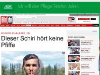 Bild zum Artikel: Ricardo Scheuerer (18) - Dieser Schiri hört keine Pfiffe