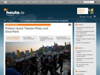 Bild zum Artikel: Polizei räumt Taksim-Platz und Gezi-Park