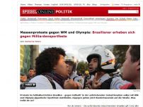 Bild zum Artikel: Massenproteste gegen WM und Olympia: Brasilianer erheben sich gegen Milliardensportfeste