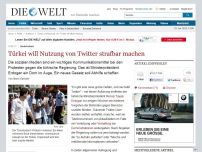 Bild zum Artikel: Redefreiheit: Türkei will Nutzung von Twitter strafbar machen