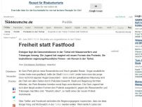 Bild zum Artikel: Boykotte von Jugendlichen in der Türkei: Freiheit statt Fastfood