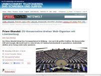 Bild zum Artikel: Prism-Skandal: EU-Konservative drohen Web-Giganten mit Lizenzentzug