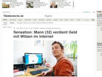 Bild zum Artikel: 'Der Postillon'-Satiriker Stefan Sichermann: Sensation: Mann (32) verdient Geld mit Witzen im Internet