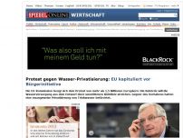 Bild zum Artikel: Protest gegen Wasser-Privatisierung: EU kapituliert vor Bürgerinitiative