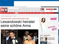 Bild zum Artikel: Traumhochzeit in Polen - Lewandowski heiratet seine Anna