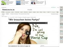 Bild zum Artikel: Proteste in Brasilien gegen Fußball-WM: 'Wir brauchen keine Partys'