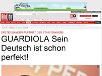 Bild zum Artikel: GUARDIOLA Sein Deutsch ist schon perfekt!