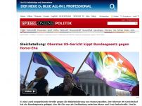 Bild zum Artikel: Gleichstellung: Oberstes US-Gericht kippt Gesetz gegen Homo-Ehe