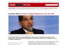 Bild zum Artikel: Snowden-Affäre: Ecuador kündigt Zollabkommen mit den USA