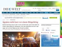 Bild zum Artikel: Straßenkämpfe: Ägypten steht kurz vor einem Bürgerkrieg