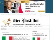 Bild zum Artikel: Der Postillon macht Sommerpause bis 14. Juli