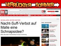 Bild zum Artikel: Erste Bilanz - Nacht-Suff-Verbot auf Malle eine Schnapsidee?