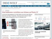 Bild zum Artikel: Sozialleistung: Fünf Millionen verzichten aus Scham auf Hartz IV