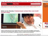 Bild zum Artikel: Verwirrung wegen Snowden-Gerüchten: Morales' Zwangsstopp in Wien brüskiert Südamerika