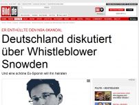 Bild zum Artikel: NSA-Skandal-Enthüller - Deutschland diskutiert über Edward Snowden