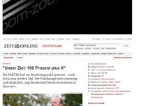 Bild zum Artikel: Die Partei: 
			  'Unser Ziel: 100 Prozent plus X'