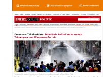 Bild zum Artikel: Demo am Taksim-Platz: Istanbuls Polizei setzt erneut Tränengas und Wasserwerfer ein