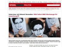 Bild zum Artikel: Interview mit Edward Snowden: NSA liefert BND Werkzeuge für Lauschangriff