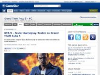 Bild zum Artikel: News: GTA 5 - Erster Gameplay-Trailer zu Grand Theft Auto 5