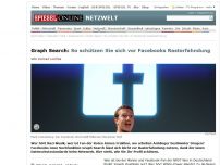 Bild zum Artikel: Graph Search: So schützen Sie sich vor Facebooks Rasterfahndung