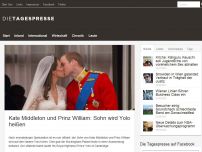 Bild zum Artikel: Kate Middleton und Prinz William: Sohn wird Yolo heißen