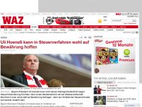 Bild zum Artikel: Uli Hoeneß kann in Steuerverfahren wohl auf Bewährung hoffen