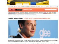Bild zum Artikel: Tod im Hotelzimmer: 'Glee'-Star Cory Monteith gestorben