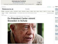 Bild zum Artikel: Unterstützung für Prism-Enthüller: Ex-Präsident Carter nimmt Snowden in Schutz