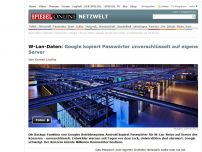 Bild zum Artikel: W-Lan-Daten: Google kopiert Passwörter unverschlüsselt auf eigene Server