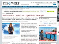 Bild zum Artikel: 50.000 Zuschauer mehr : Wie die RTL-II-'News' die 'Tagesschau' abhängen