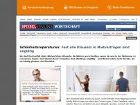 Bild zum Artikel: Schönheitsreparaturen: Fast alle Klauseln in Mietverträgen sind ungültig