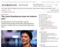 Bild zum Artikel: Sahra Wagenknecht: 
			  'Der neue Sozialismus muss ein anderer sein'