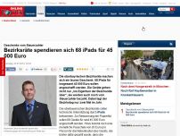 Bild zum Artikel: Geschenke vom Steuerzahler - Bezirksräte spendieren sich iPads für 45 000 Euro
