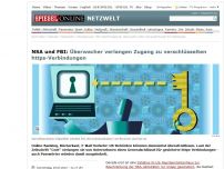 Bild zum Artikel: NSA und FBI: Überwacher verlangen Zugang zu verschlüsselten 'https'-Verbindungen