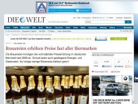 Bild zum Artikel: Getränke: Fast alle Biermarken in Deutschland werden teurer