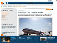 Bild zum Artikel: Vorfall in Köln - 
Bekiffter Mann dringt in Merkels Flieger ein
