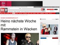 Bild zum Artikel: Heißes Sommergerücht - Heino mit Rammstein in Wacken