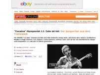 Bild zum Artikel: Welthit 'Cocaine': US-Songwriter J.J. Cale ist tot