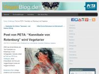 Bild zum Artikel: Post von PETA: “Kannibale von Rotenburg” wird Vegetarier