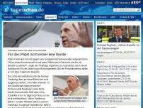 Bild zum Artikel: Papst gegen Diskriminierung Homosexueller
