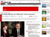 Bild zum Artikel: Geheimdokumente über Altkanzler: Kohl wollte offenbar die Hälfte aller Türken loswerden