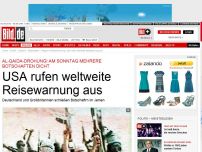 Bild zum Artikel: Al-Qaida-Drohung - USA rufen weltweite Reisewarnung aus