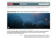 Bild zum Artikel: Überwachung: BND leitet massenhaft Metadaten an die NSA weiter