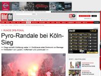 Bild zum Artikel: 1. Runde DFB-Pokal - Pyro-Randale bei Köln-Sieg