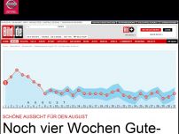 Bild zum Artikel: Schöne Aussichten - Noch vier Wochen bleibt der Gute-Laune-Sommer