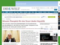 Bild zum Artikel: Föderalismus: Brisante Planspiele für eine Neun-Länder-Republik